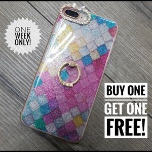 Glamorous sparkle Iphone gel case